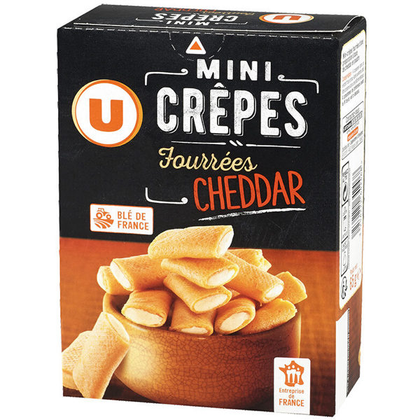 MINI CREPES CHEDDAR