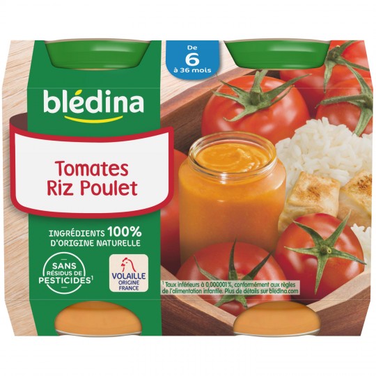 TOMATES RIZ POULET x2