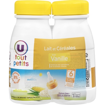 LAIT ET CÉRÉALES VANILLE