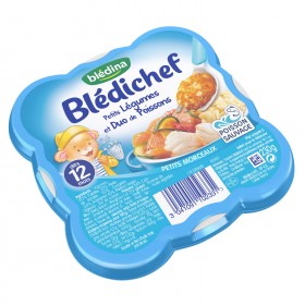 BLÉDICHEF LÉGUMES & DUO DE POISSONS