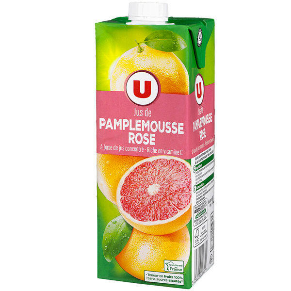 JUS DE PAMPLEMOUSSE ROSE