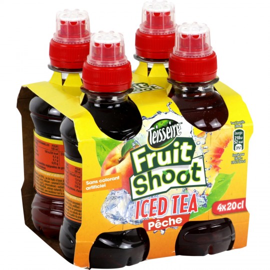 FRUIT SHOOT ICED TEA PÊCHE x4