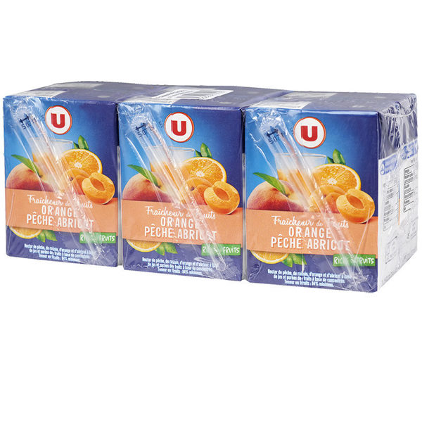 ORANGE PÊCHE ABRICOT x6