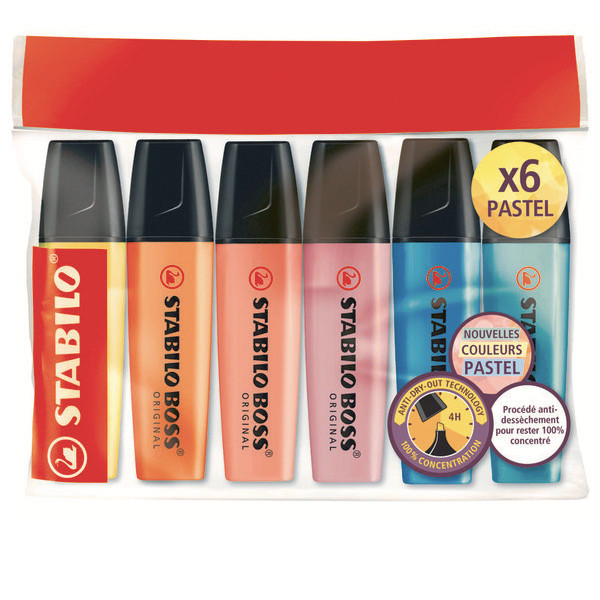 SURLIGNEUR PASTEL x6