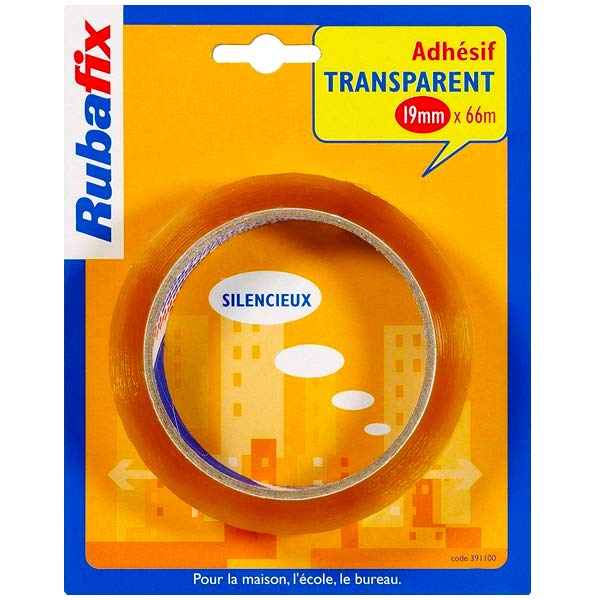 ADHESIF TRANSPARENT 19MM