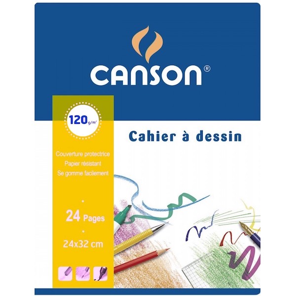 CAHIER A DESSIN 24X32