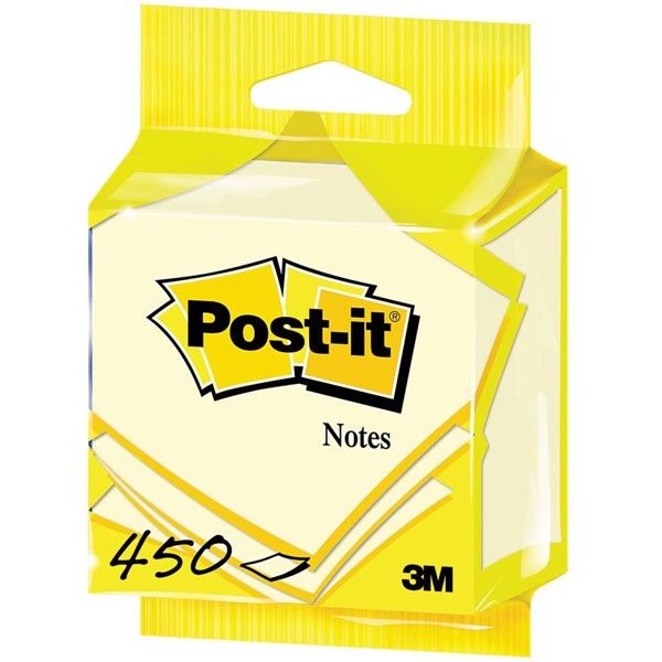 BLOC NOTE CUBE JAUNE