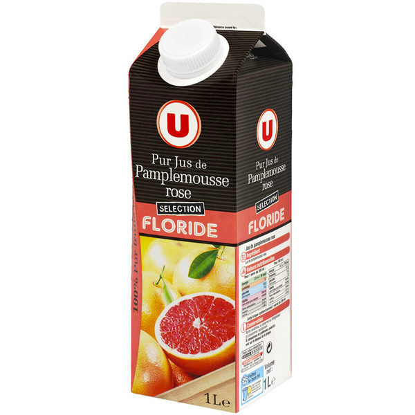 JUS DE PAMPLEMOUSSE ROSE