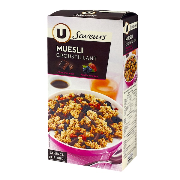 MUESLI CHOCOLAT FRUITS ROUGES