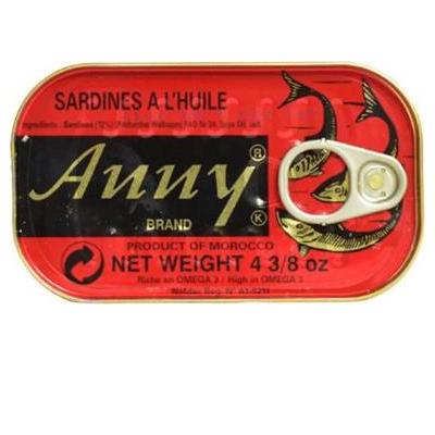 SARBINES A L'HUILE
