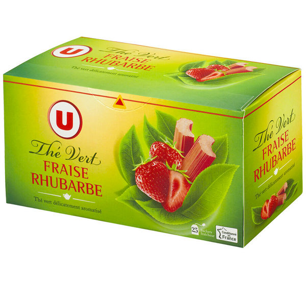 THÉ VERT FRAISE RHUBARBE