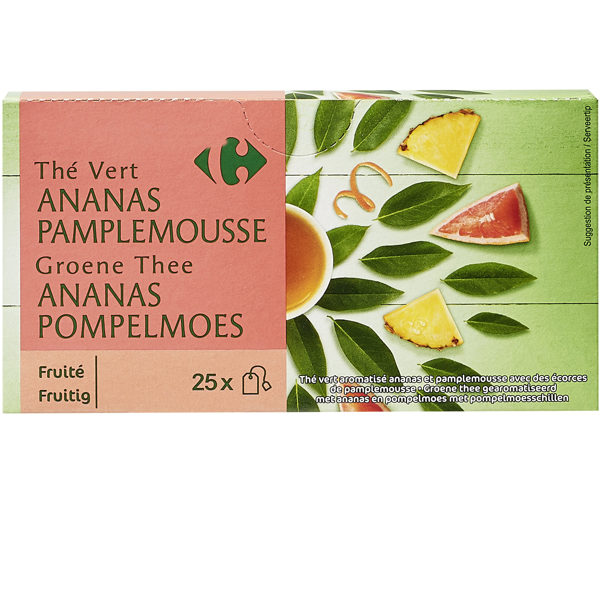 THÉ VERT ANANAS PAMPLEMOUSSE
