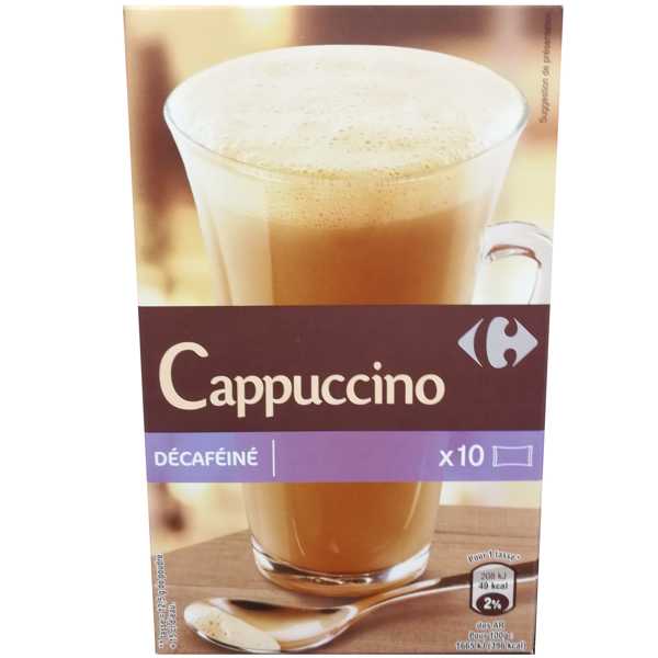 CAPPUCCINO DÉCAFÉINÉ
