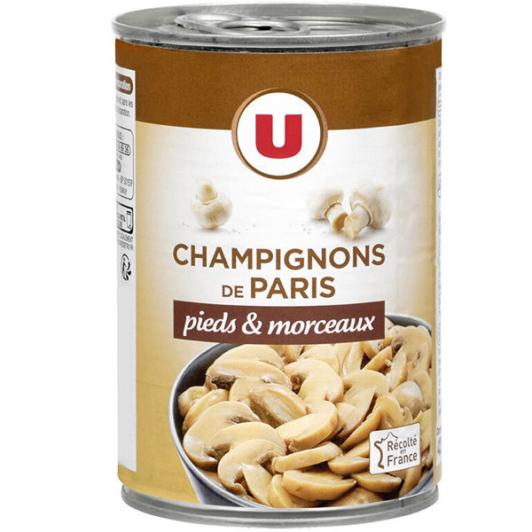 CHAMPIGNONS PARIS PIEDS & MORCEAUX