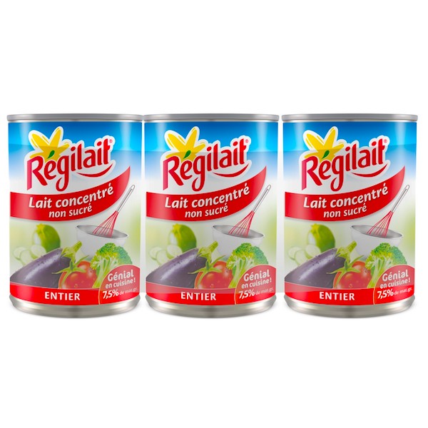 LAIT CONCENTRÉ NON SUCRÉ ENTIER