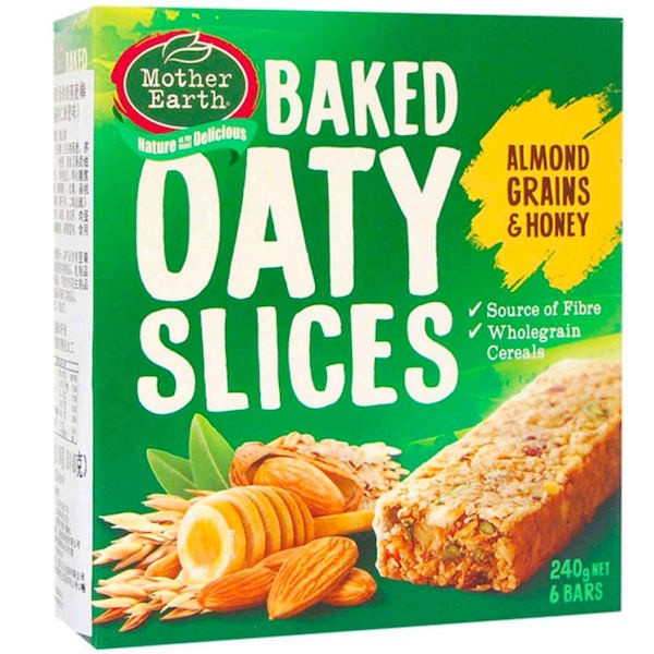 BAKED OATY SLICES ALMOND HONEY