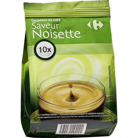 DOSETTES CAFÉ NOISETTE