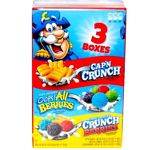 CAP'N CRUNCH 3 BOXES
