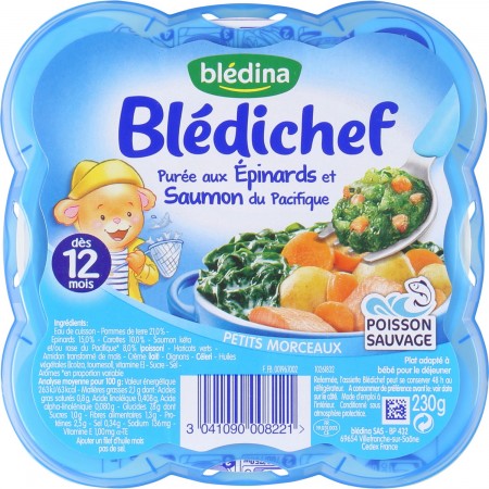 BLÉDICHEF EPINARDS SAUMON