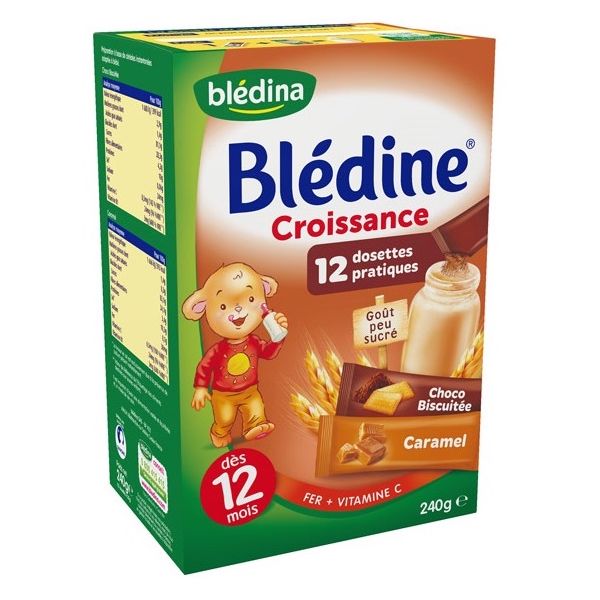 BLÉDINE CROISSANCE CHOCO BISCUITÉ CARAMEL