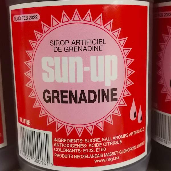 SIROP GRENADINE