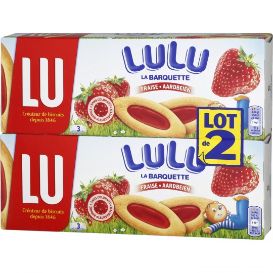 LULU LA BARQUETTE - FRAISE x2