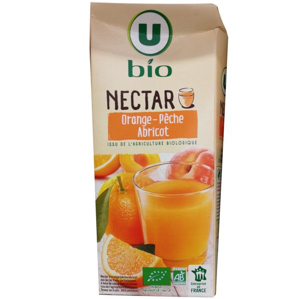 NECTAR ORANGE PECHE ABRICOT