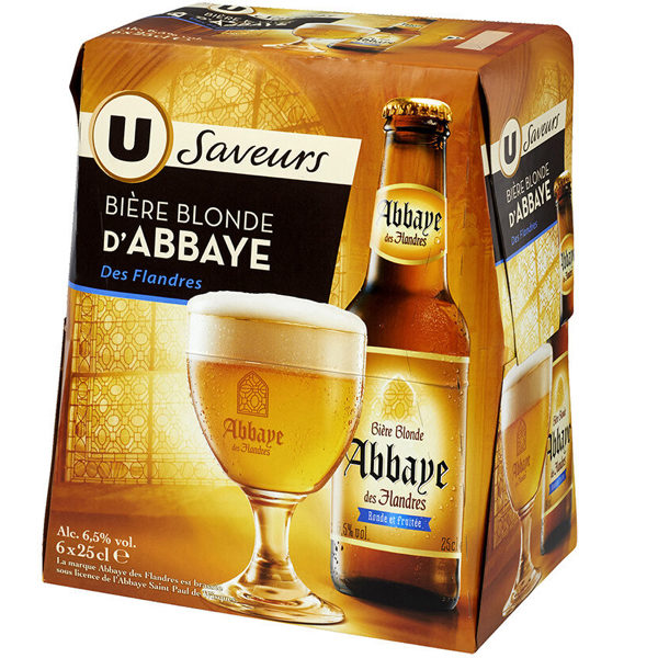 ABBAYE DES FLANDRES BLONDE x6