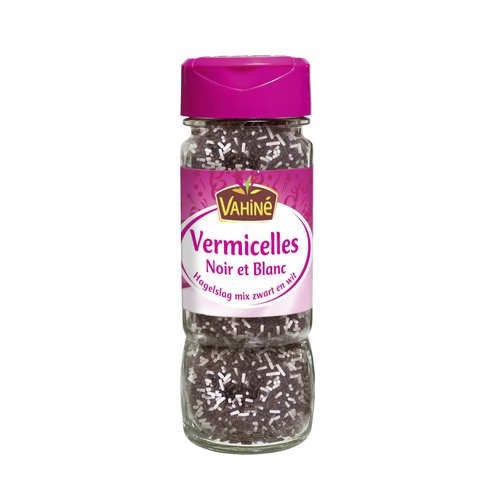 VERMICELLES NOIR ET BLANC