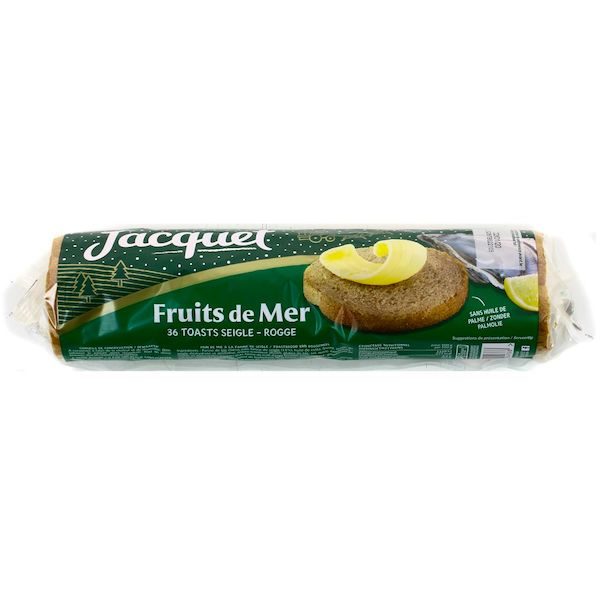 TOAST SEIGLE FRUITS DE MER