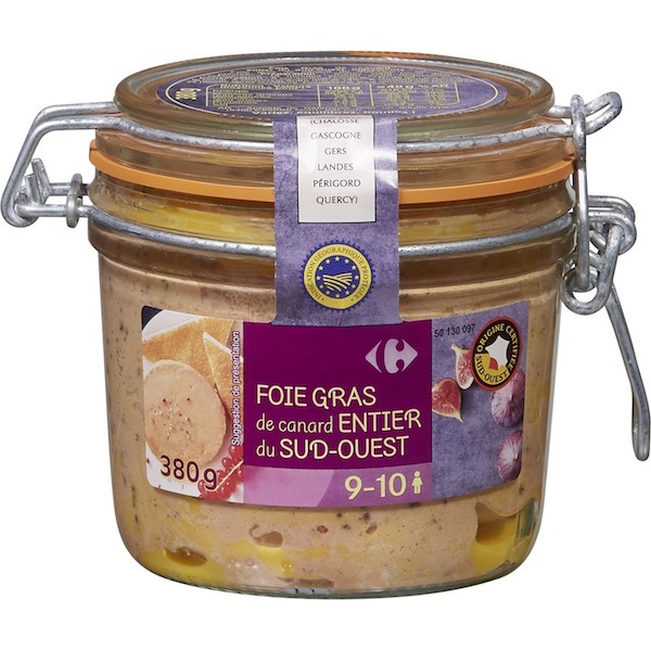 FOIE GRAS DE CANARD ENTIER