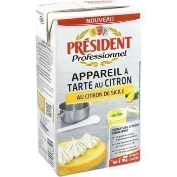 APPAREIL TARTE CITRON