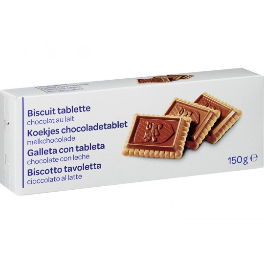 Biscuits petit beurre & tablette de chocolat au lait Petit Écolier 150g –  LU – Yan Price – La Réunion