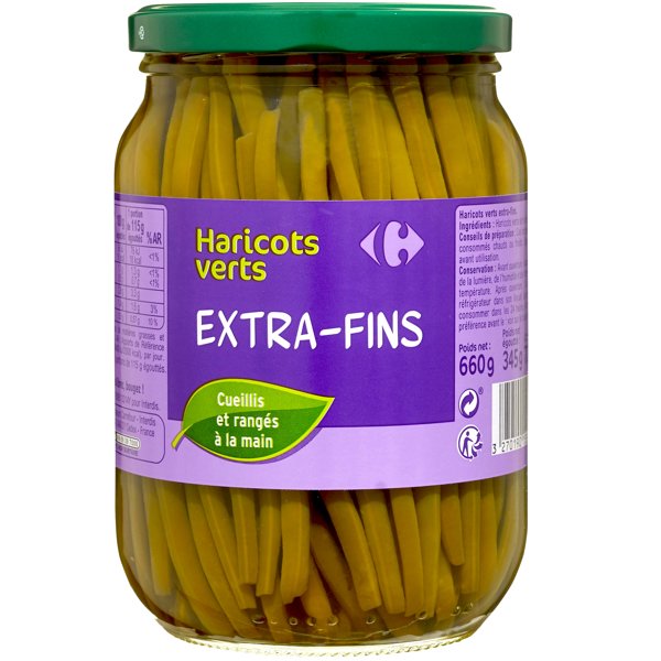 HARICOTS VERTS EXTRA FINS