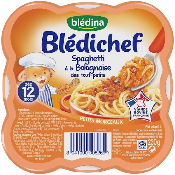 BLÉDICHEF SPAGHETTI BOLOGNAISE