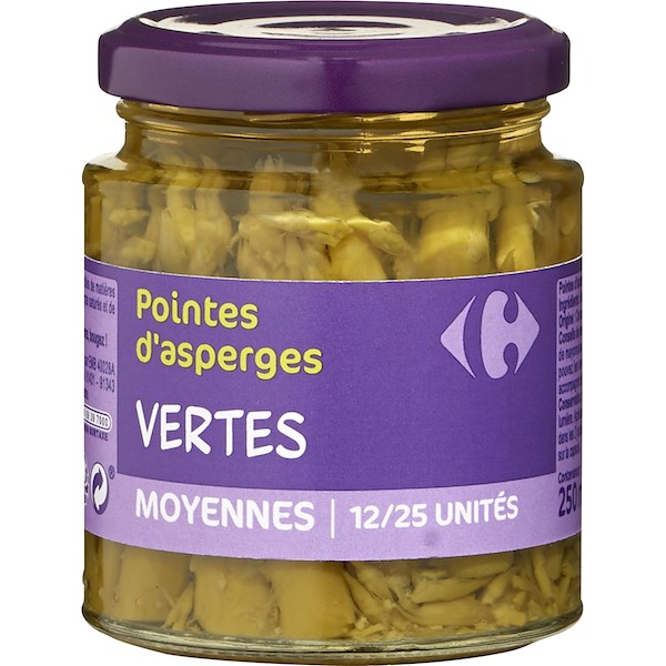POINTES D'ASPERGES VERTES