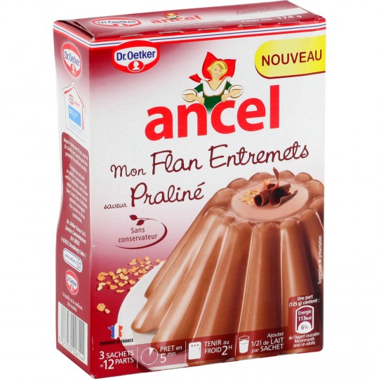 FLAN ENTREMETS PRALINÉ