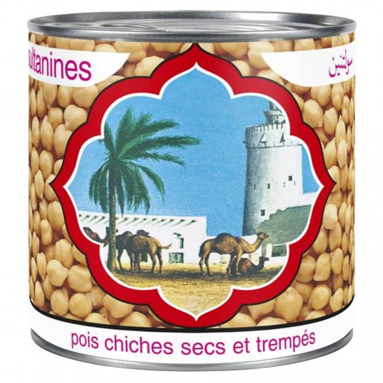 POIS CHICHES SECS ET TREMPÉS
