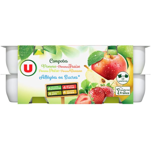 POMME FRAISE FRAISE POIRE BANANE