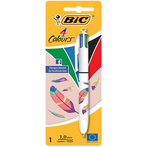 STYLO 4 COULEURS FAN FACEBOOK