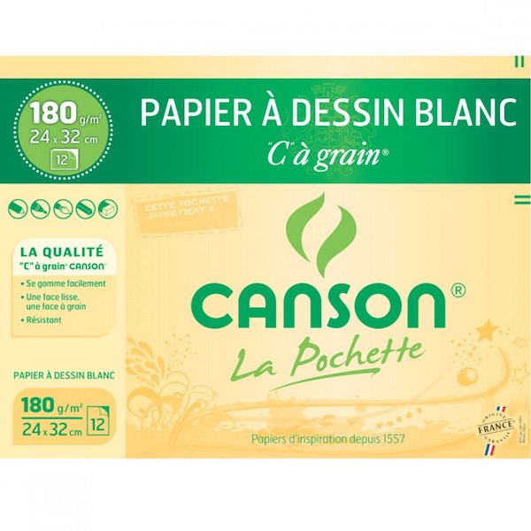 PAPIER A DESSIN BLANC