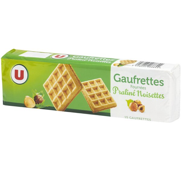 GAUFRETTES PRALINÉ NOISETTES