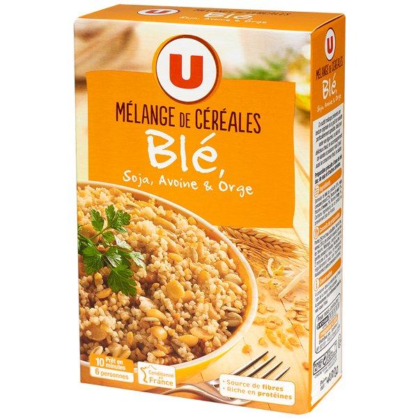 BLÉ SOJA AVOINE ORGE