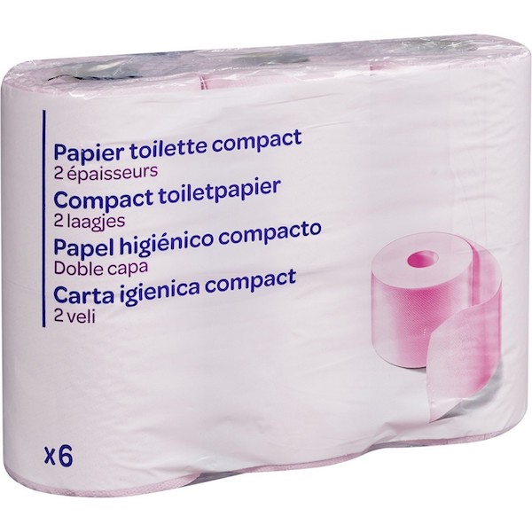 PAPIER TOILETTE COMPACT