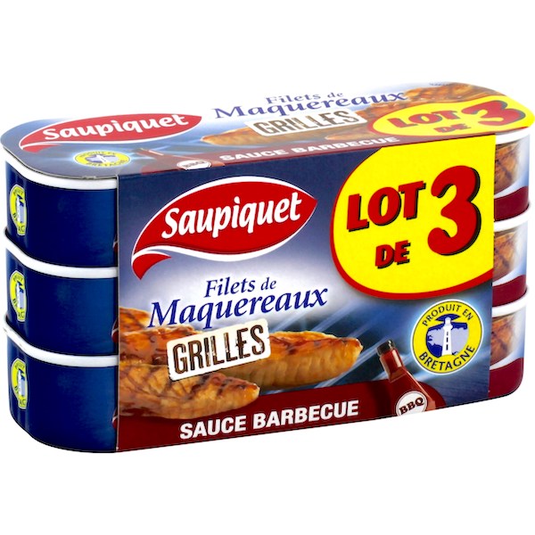 Filets de Maquereaux grillés Sauce Barbecue