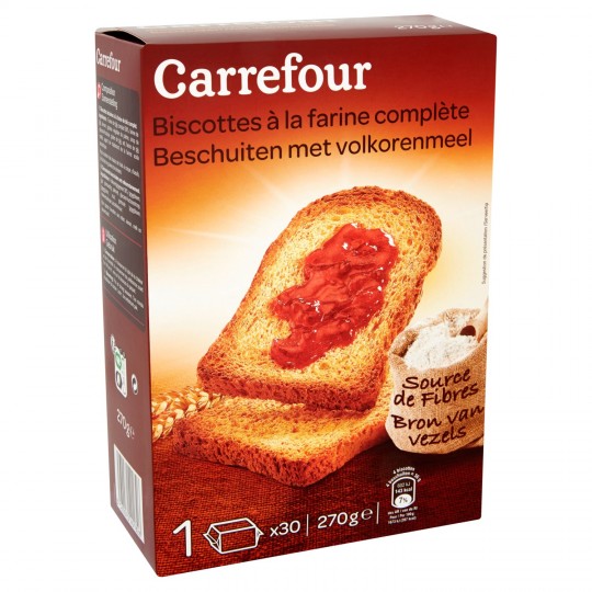 BISCOTTES FARINE COMPLETE