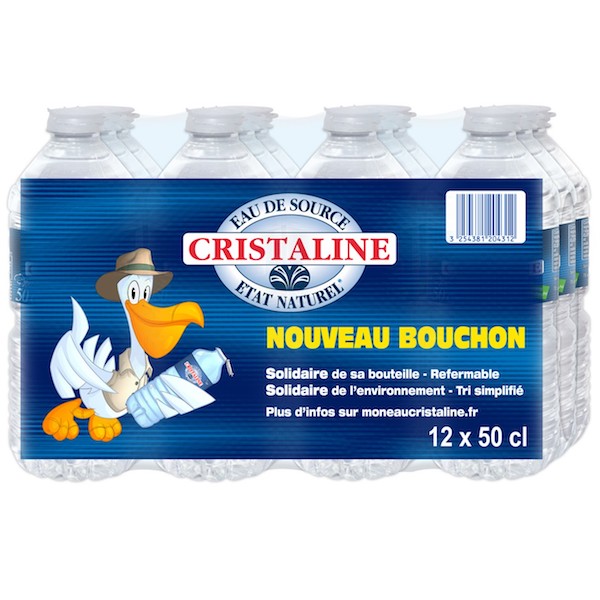 Cristaline eau minérale plate 50cl