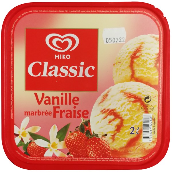 VANILLE MARBRÉE FRAISE