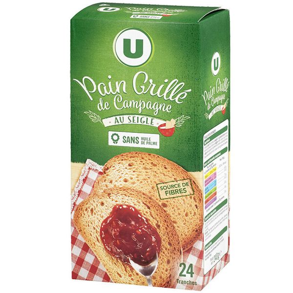 PAIN GRILLÉ SEIGLE