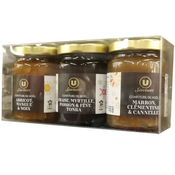 TRIO CONFITURE DE NOEL